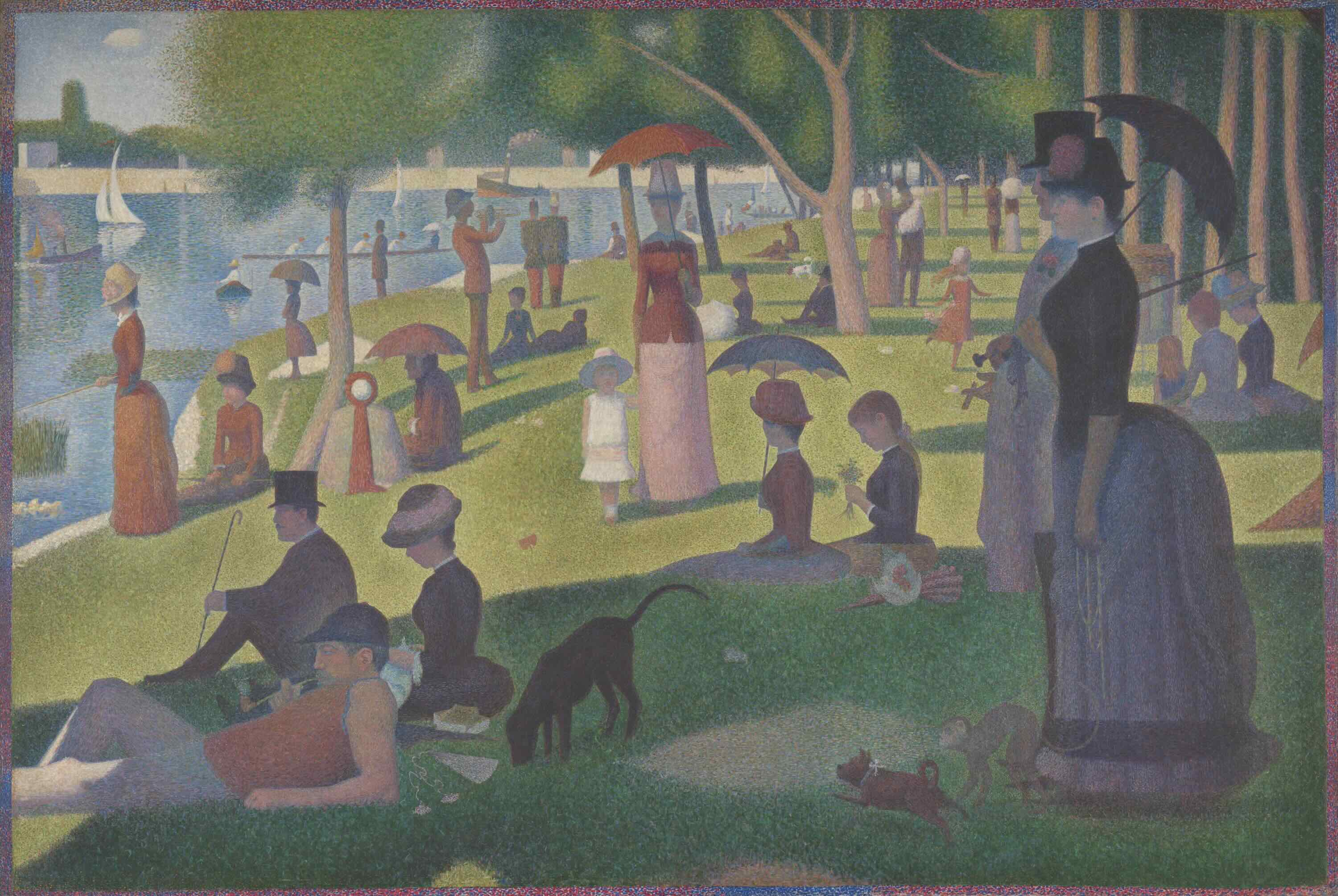 It took Seurat two years to paint one lazy Sunday afternoon