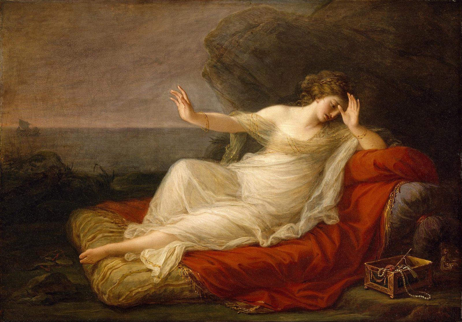 Angelica Kauffman, Ariane abandonnée par Thésée, 1774. Museum of Fine Arts, Houston