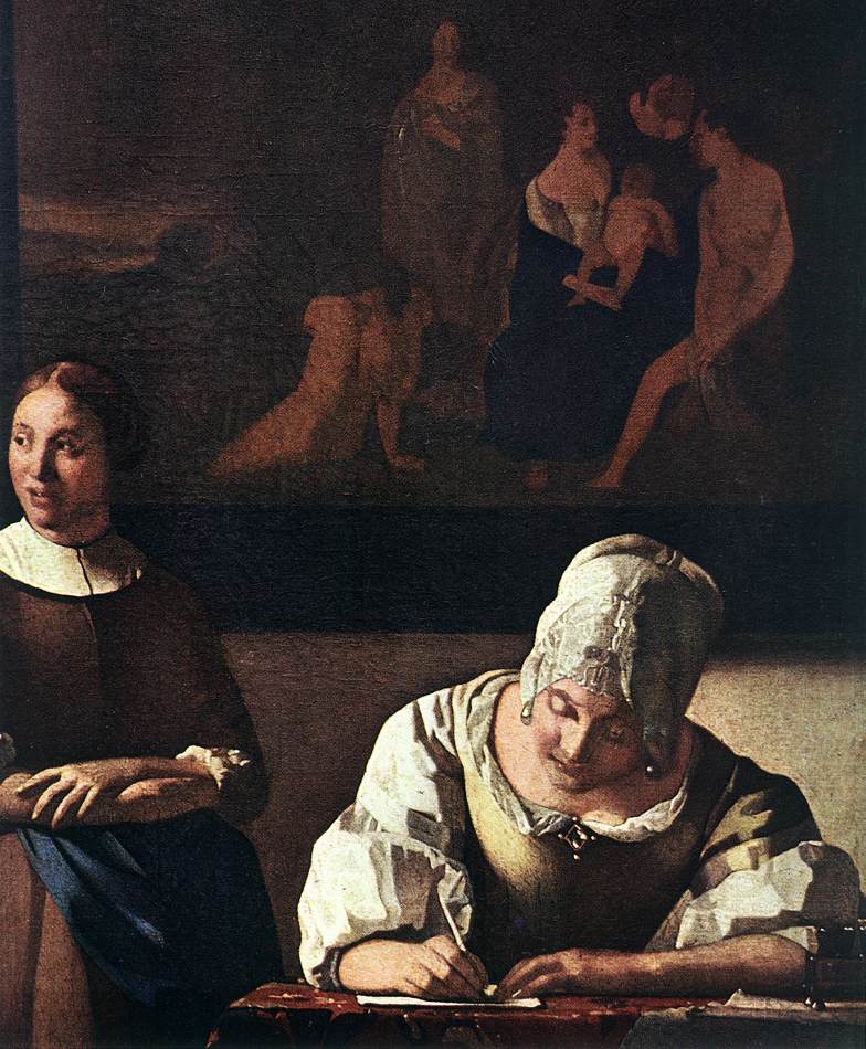 Why did Vermeer keep painting women reading letters?