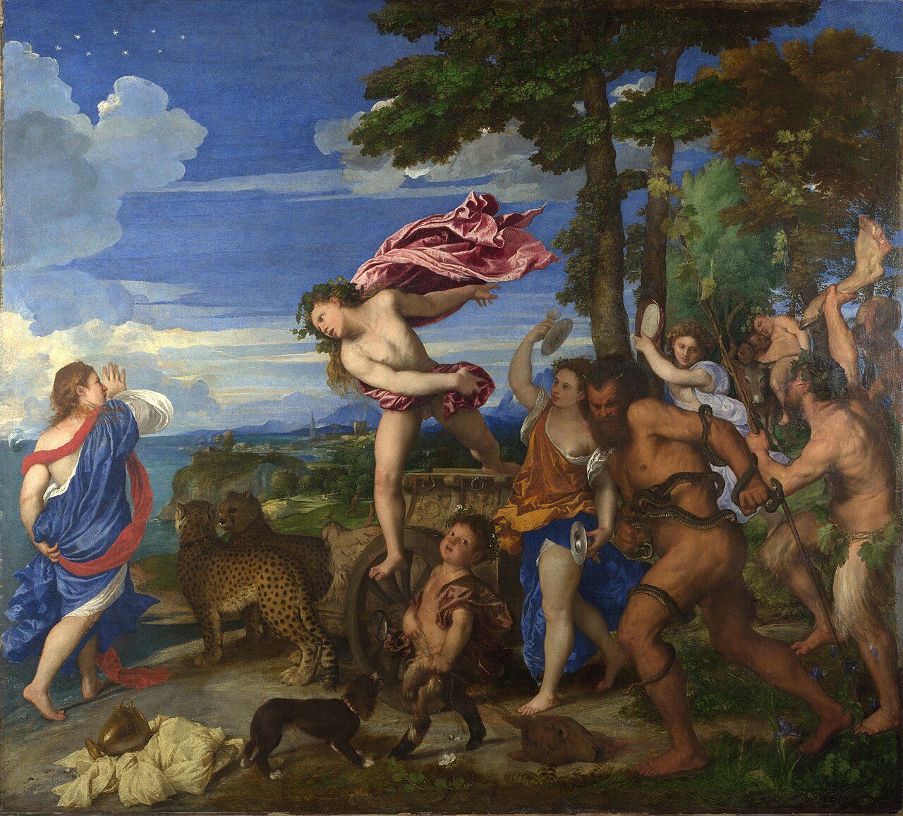 Titien, Bacchus et Ariane, 1520-1523. National Gallery, Londres