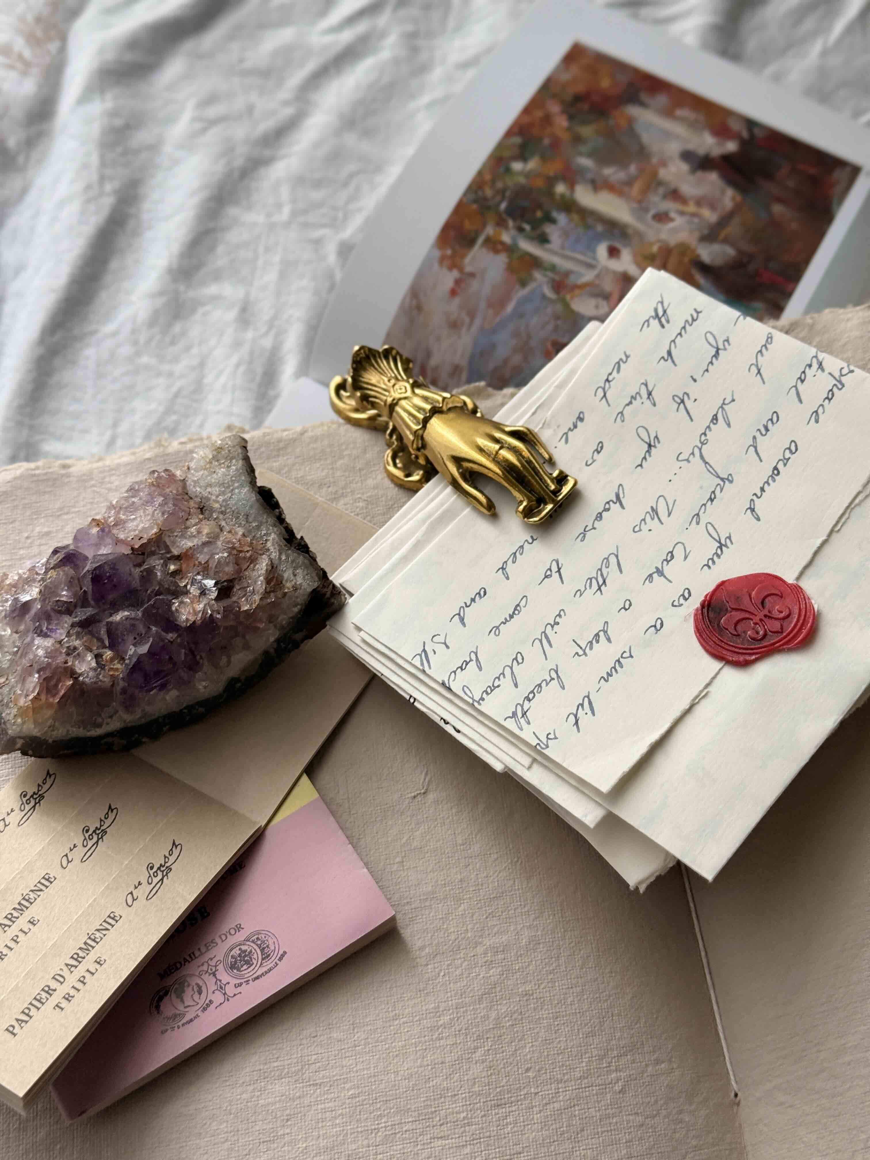 How to reread a letter someone sent you, as a meditation